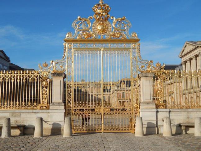 Château de Versailles - vista externa do portão principal