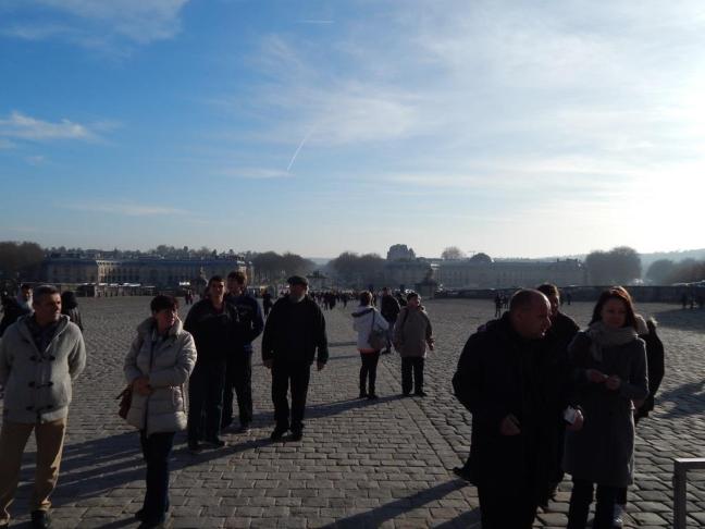 Château de Versailles - calcadão da entrada