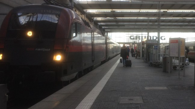 Hauptbanhof, Munique - Partida para Viena