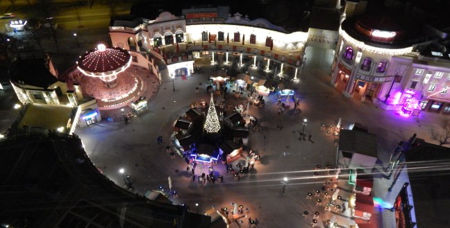 Vista do Topo da Roda Gigante, de parte do Prater