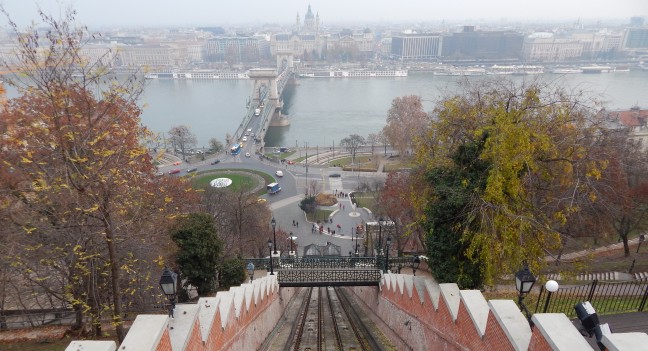Vista do Funicular - Budapeste-Hungria