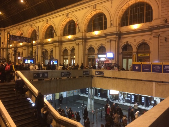 Estação Keleti, vão principal - Budapeste-Hungr